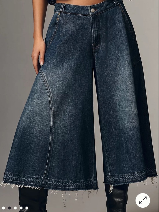 Pilcro Denim - Pilcro Mid-Rise Culotte Jeans - 31
